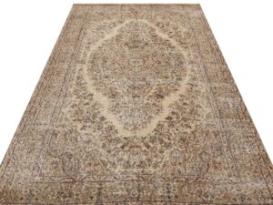 Klasik Modern Vintage Eskitme El Dokuma Halı 173 x 277 cm 9438