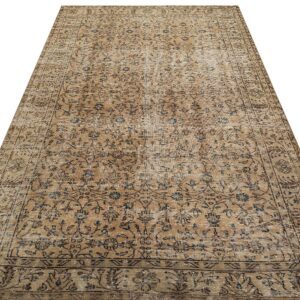 Klasik Modern Vintage Eskitme El Dokuma Halı 163 x 263 cm 9457