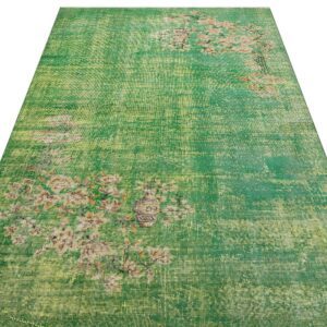 Gerçek El Dokuma Eskitme Vintage Halı 150 x 245 cm 9467