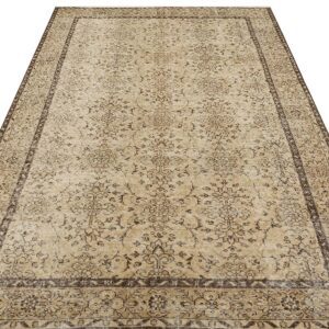 Klasik Modern Vintage Eskitme El Dokuma Halı 171 x 261 cm 9504