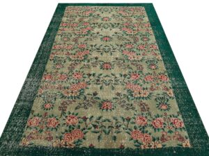 Eşsiz Anadolu Vintage Eskitme El Dokuma Halı 158 x 249 cm 9519