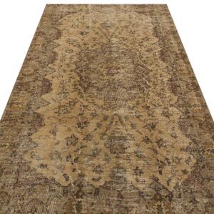 Klasik Modern Vintage Eskitme El Dokuma Halı 151 x 263 cm 9522