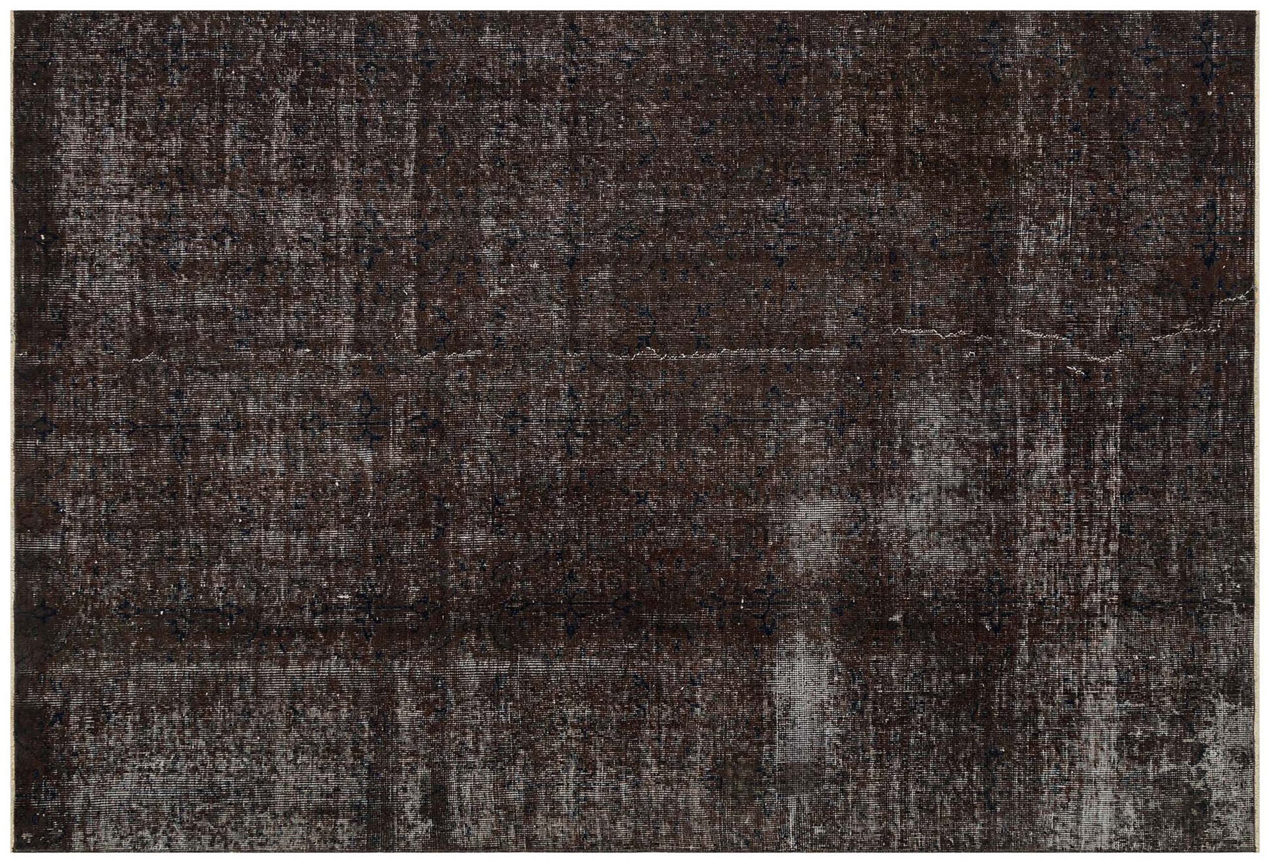 Klasik Modern Vintage Eskitme El Dokuma Halı 160 x 239 cm 9537 - Görsel 3