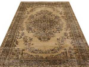 Eşsiz 100% Yün El Dokuma Vintage Halı 169 x 245 cm 9549