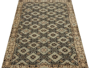 Eşsiz Anadolu Vintage Eskitme El Dokuma Halı 104x180cm 9568