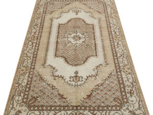 Eşsiz Renk ve Desenlerde Anadolu Vintage Eskitme El Dokuma Halı 110x198cm 9575