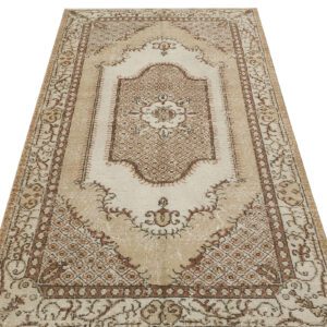 Eşsiz Renk ve Desenlerde Anadolu Vintage Eskitme El Dokuma Halı 110x198cm 9575