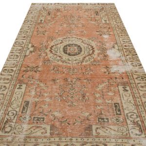 Eşsiz Renk ve Desenlerde Anadolu Vintage Eskitme El Dokuma Halı 175x272cm 9604