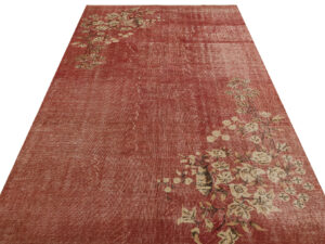 Eşsiz Renk ve Desenlerde Anadolu Vintage Eskitme El Dokuma Halı 165x275 cm 9626