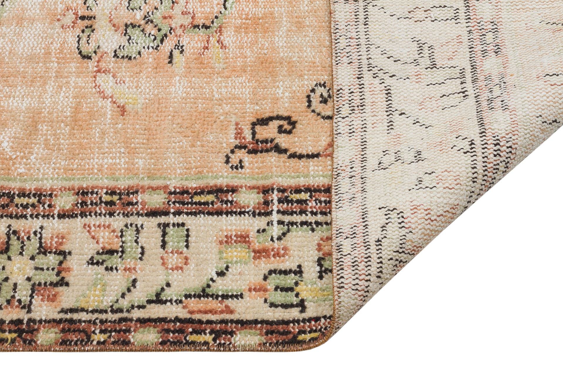 Eşsiz Renk ve Desenlerde Anadolu Vintage Eskitme El Dokuma Halı 166x276 cm 9632 - Görsel 3