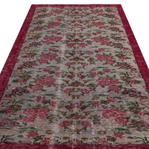 Eşsiz Renk ve Desenlerde Anadolu Vintage Eskitme El Dokuma Halı 149x246cm 9642
