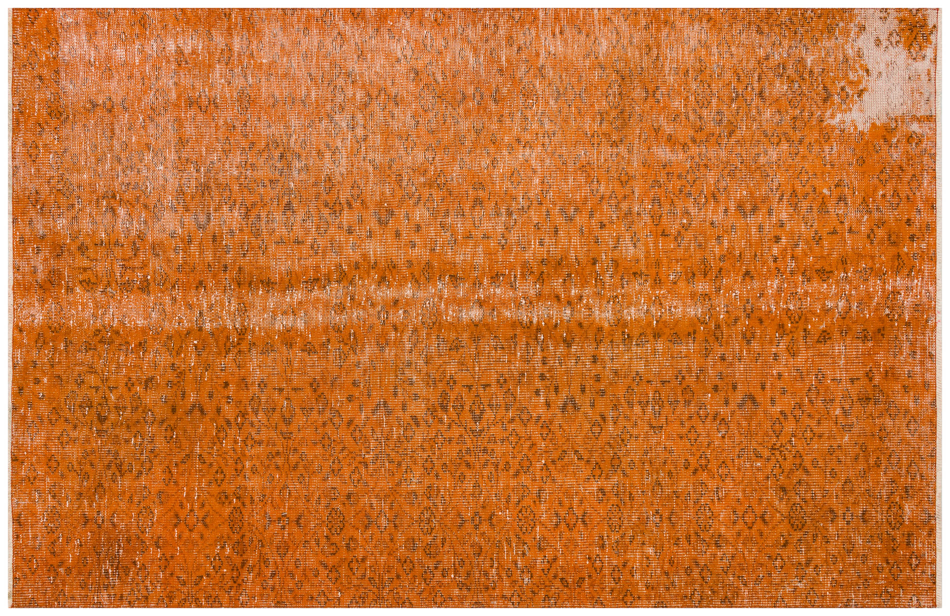 Eşsiz Renk ve Desenlerde Anadolu Vintage Eskitme El Dokuma Halı 144x226cm 9647 - Görsel 2