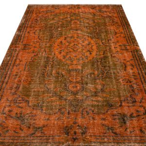 Eşsiz Renk ve Desenlerde Anadolu Vintage Eskitme El Dokuma Halı 153x245cm 9648