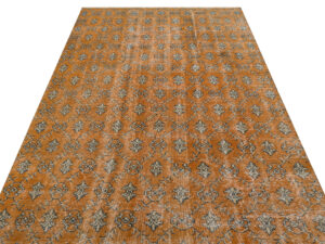 Eşsiz Renk ve Desenlerde Anadolu Vintage Eskitme El Dokuma Halı 158x256cm 9654