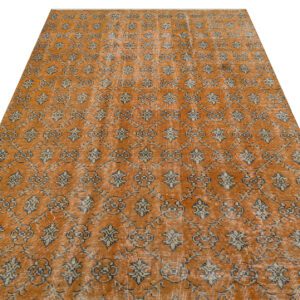 Eşsiz Renk ve Desenlerde Anadolu Vintage Eskitme El Dokuma Halı 158x256cm 9654
