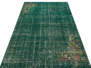 Eşsiz Renk ve Desenlerde Anadolu Vintage Eskitme El Dokuma Halı 133x230cm 9659