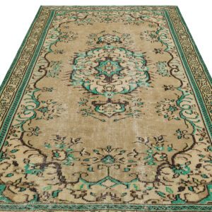 Eşsiz Renk ve Desenlerde Anadolu Vintage Eskitme El Dokuma Halı 174x280cm 9667