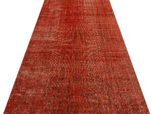 Eşsiz Renk ve Desenlerde Anadolu Vintage Eskitme El Dokuma Halı 129x260cm 9672