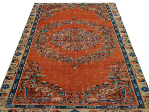 El Dokuması Vintage Anadolu Halısı 142x212 9687