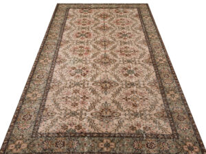 El Dokuması Vintage Anadolu Halısı 140x251cm 9700