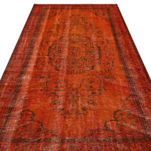 El Dokuması Vintage Anadolu Halısı 155x278cm 9736