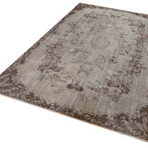 Özel Vintage Eskitme El Dokuma Halı 182 x 288 cm F1236