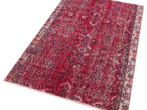 Vintage Eskitme El Dokuma Halı 108 x 171 cm F1258