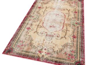 Vintage Eskitme El Dokuma Halı 116 x 200 cm F1260