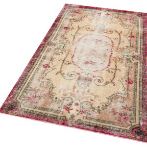 Vintage Eskitme El Dokuma Halı 116 x 200 cm F1260