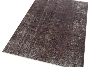 Özel Vintage Eskitme El Dokuma Halı 120 x 179 cm F1265