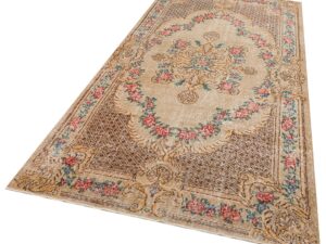 Eskitme EL Dokuma Vintage Halı 155 x 290 cm F1266
