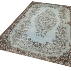 Özel Vintage Eskitme El Dokuma Halı 181 x 280 cm F1289
