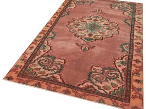 Eskitme El Dokuma Vintage Halı 157 x 254 cm F1361