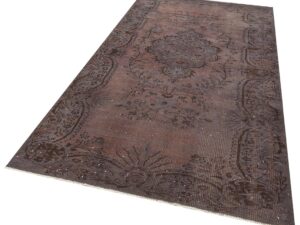 Gerçek El Dokuma Eskitme Vintage Halı 156 x 265 cm F1365