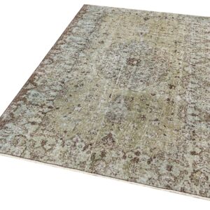 Yün Eskitme El Yapımı Halısı   156x228 cm F1379