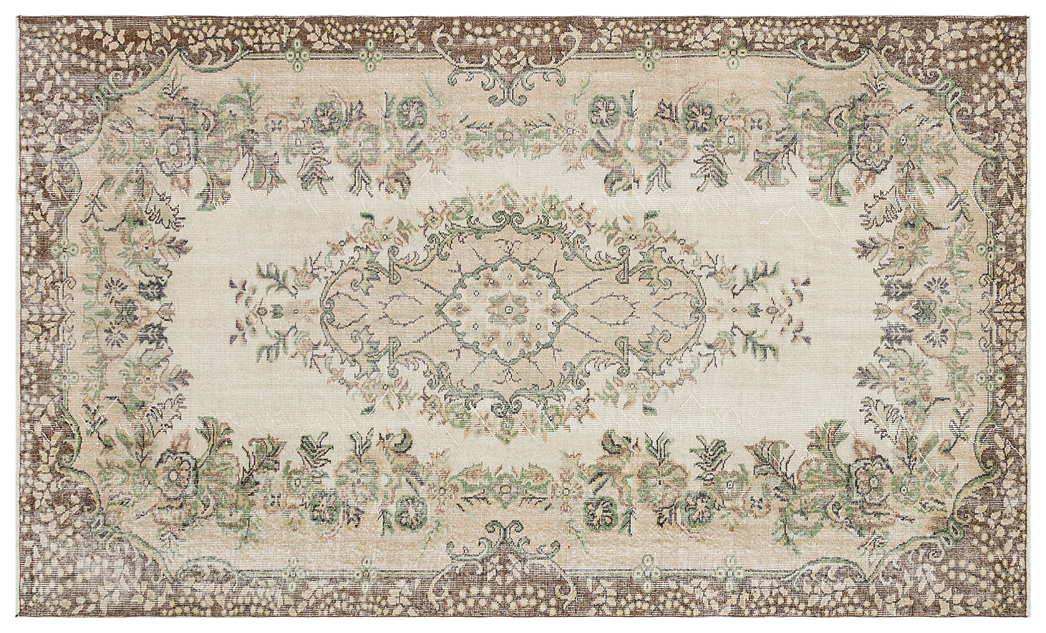 Özel Vintage Eskitme Halı  174 x 290 Model : F 1077