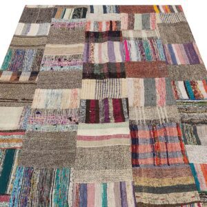 Patchwork Eskitme El Dokuma Halı  141 x 196 cm 6128