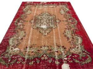 El Dokuması Vintage Anadolu Halısı 186x277cm 9792