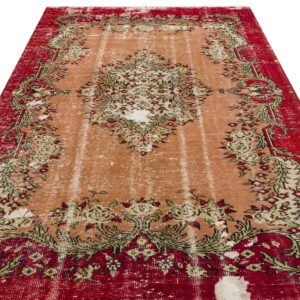 El Dokuması Vintage Anadolu Halısı 186x277cm 9792