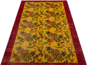 El Dokuması Vintage Anadolu Halısı 116x201cm 9818