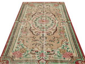 Eşsiz Anadolu Vintage Eskitme El Dokuma Halı 148x238 cm 9832  |  Naturel