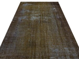 Özel Vintage Eskitme El Dokuma Halı 168x265 cm 9841  |  Siyah