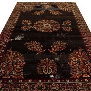 Eşsiz Anadolu Vintage Eskitme El Dokuma Halı 190x288 cm 9843  |  Kahverengi