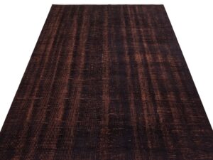 Gerçek El Dokuma Eskitme Halı 148x229 cm 9847  |  Siyah