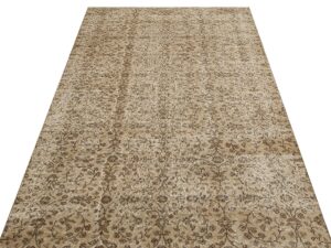 Eşsiz Anadolu Vintage Eskitme El Dokuma Halı 136x240 cm 9859  |  Bej
