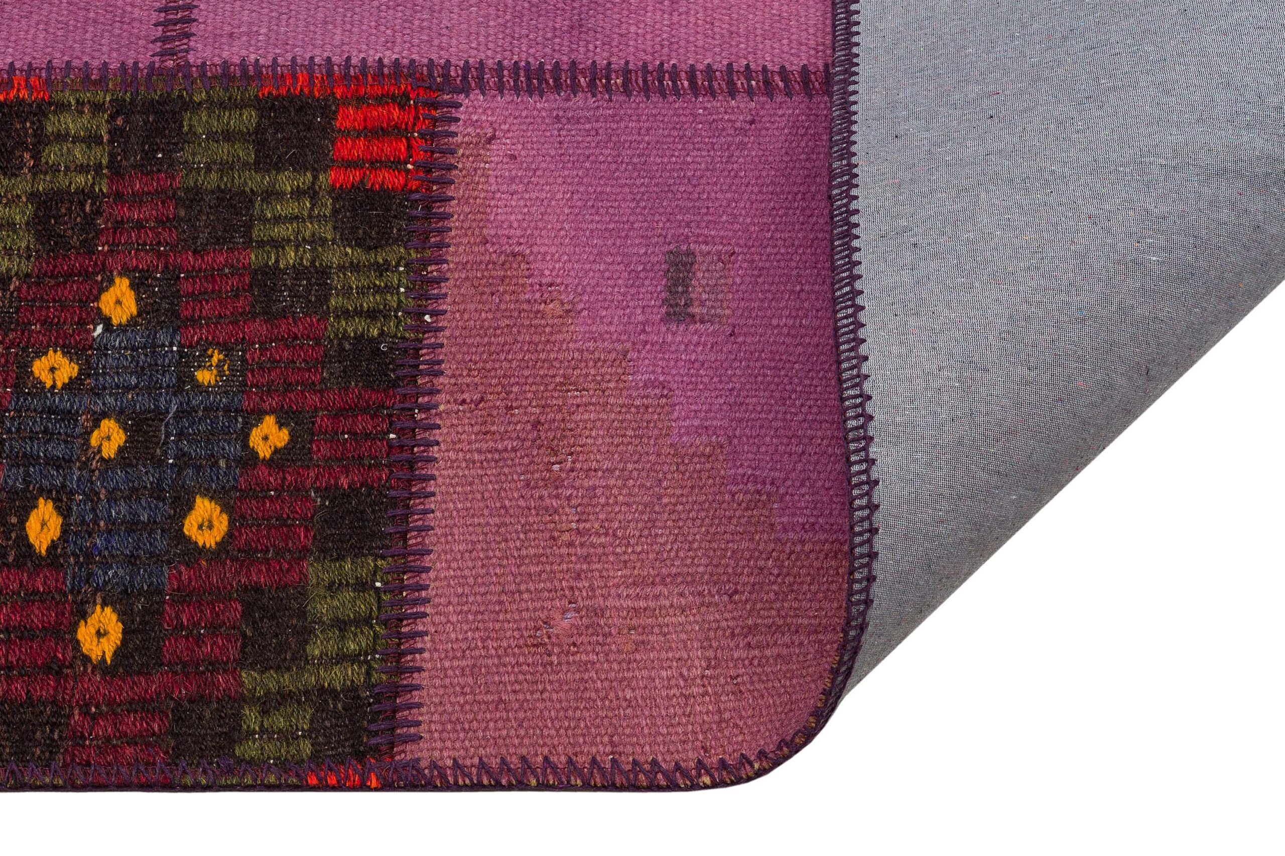 İhtişamın ve Zerafetin Buluştuğu Patchwork Halı 160x230 cm - 6281 - Görsel 4