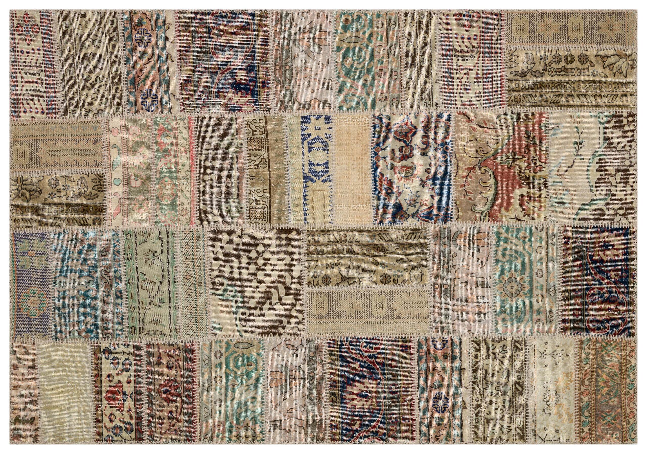 İskandinav Tarzı Patchwork Halı 160x230 cm - 6288 - Görsel 3