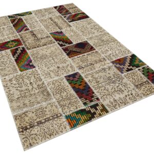 Farklı Kültürlerin Birleştiği Patchwork Halı 160x230 cm - 6309