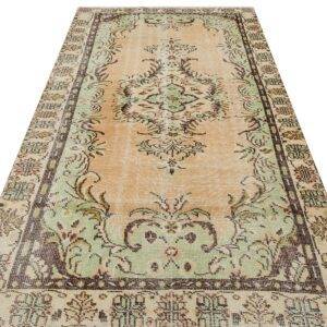 Doğal Yün ve Pamuk İçeren Vintage Halı 168x275 cm - 9887