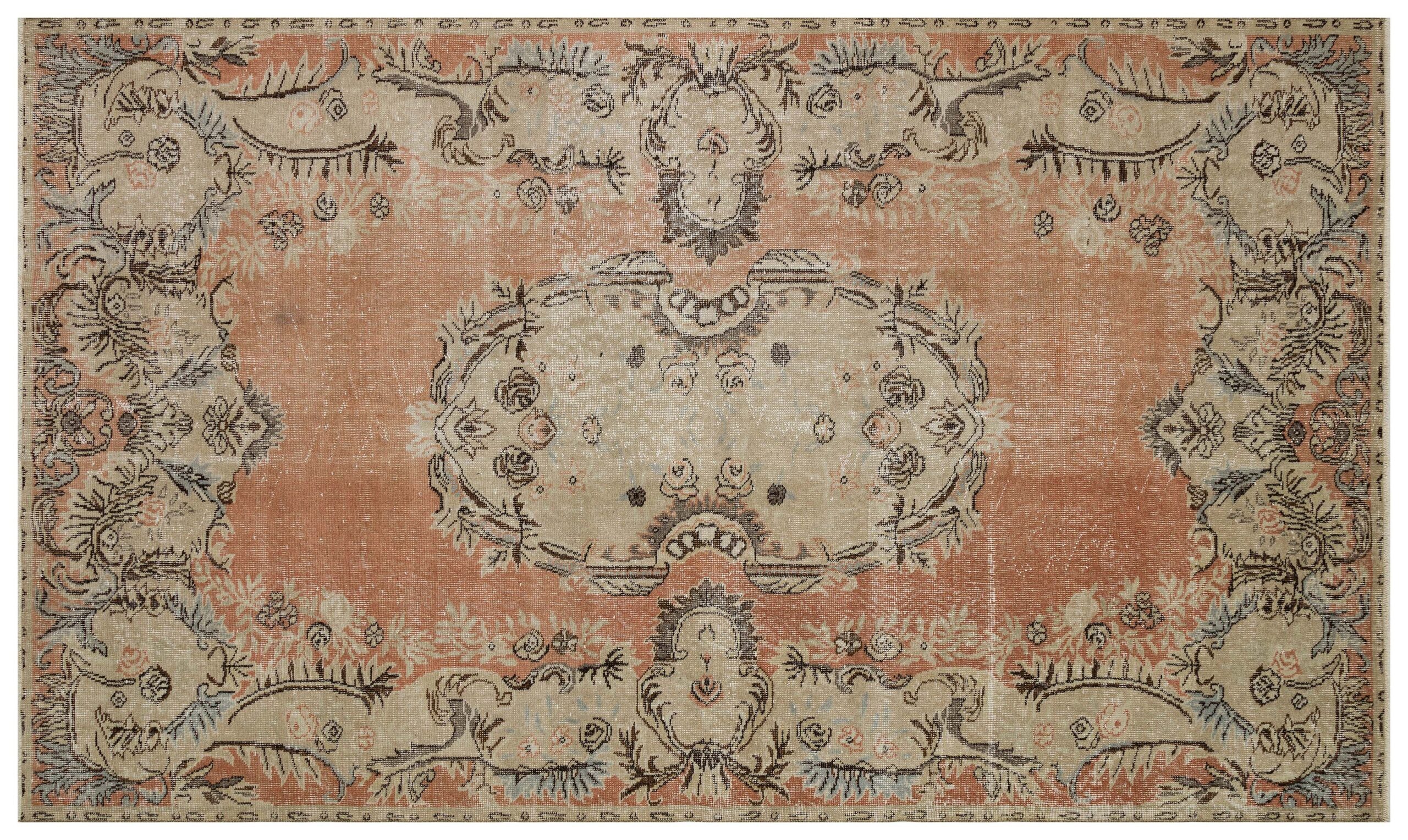 Modern Sanat İle İşlenen El Dokuma Halı 172x293 cm - 9892 - Görsel 3